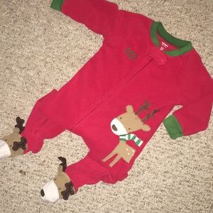 Carters santa's helper pajamas 12m